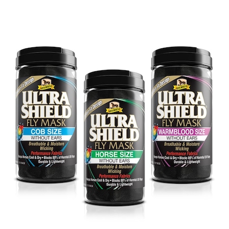 Absorbine UltraShield Fly Mask Without Ears WARMBLOOD 3381-XL